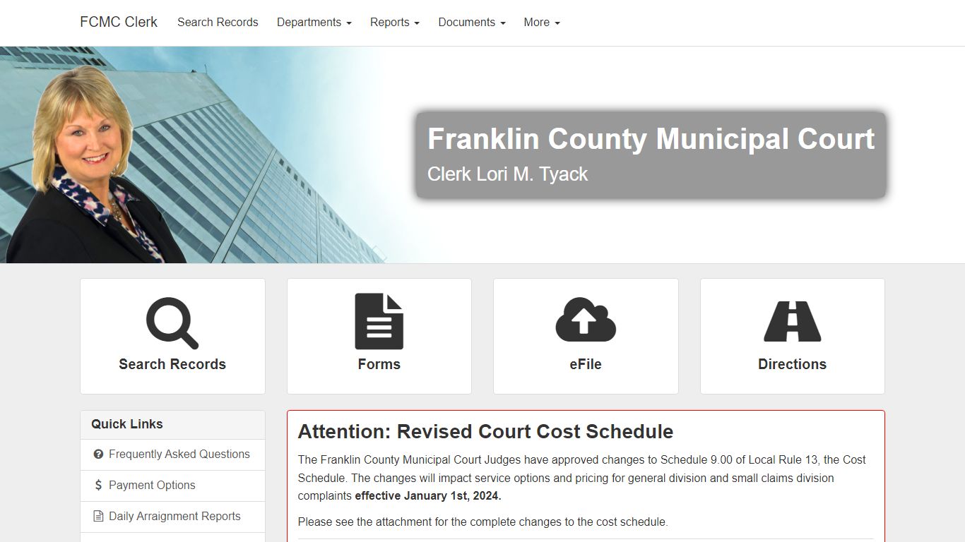 Franklin County Municipal Court Clerk